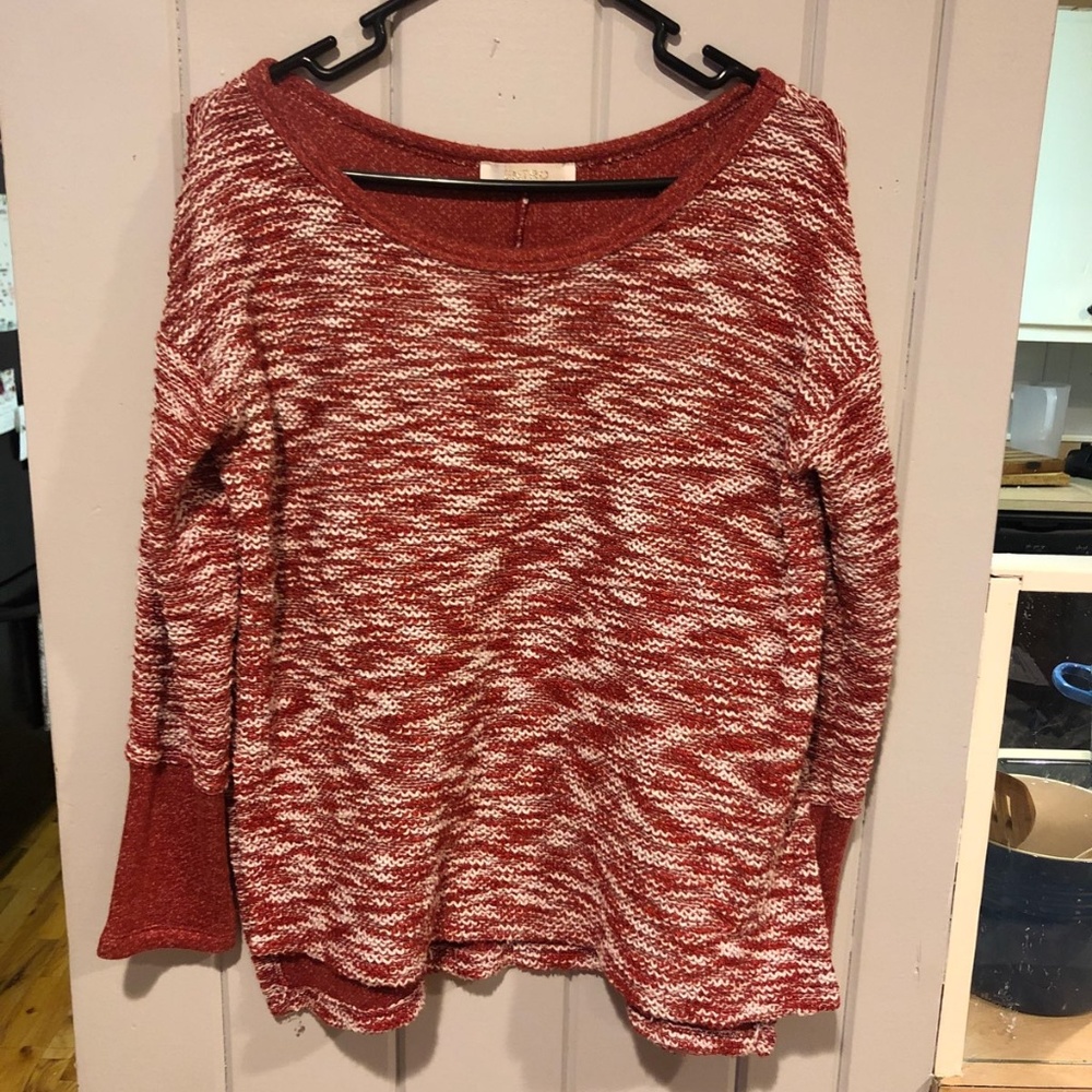 Entro Red And White Sweater